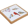 Cardinal & Friends Cork Trivet