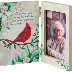 Cardinal Love Never Dies Mug & Coaster Set or Frame