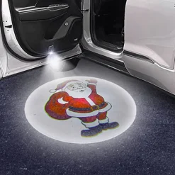 Car Door Santa LED Light Projector - Set of 2