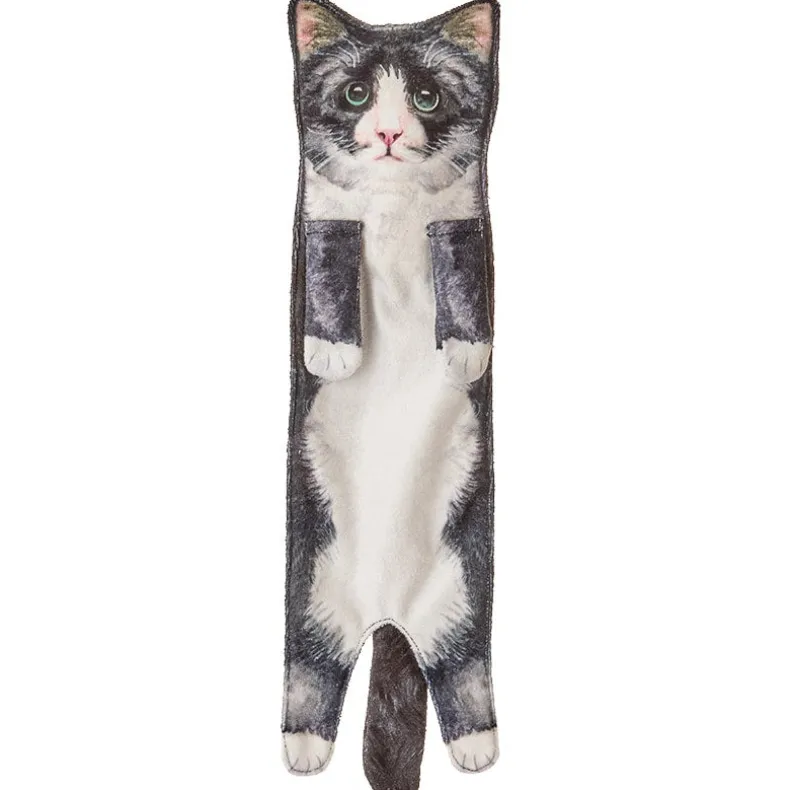 Cat Shaped Decorative Soft And Absorbent Hanging Kitchen Towel