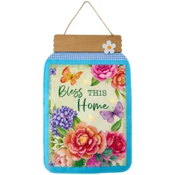 Charming Lighted Mason Jar Wall Decor Butterfly Or Hummingbird