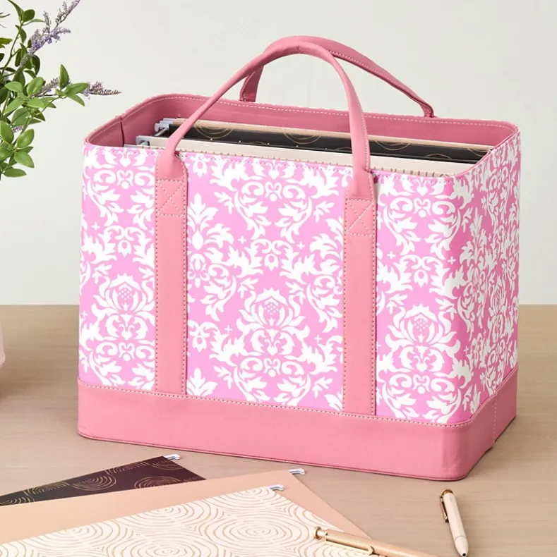 Chic Portable File Organizer Tote for Office