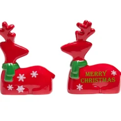 Christmas Deer Kitchen - Magnet or Salt & Pepper Shakers