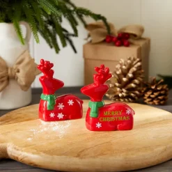 Christmas Deer Kitchen - Magnet or Salt & Pepper Shakers