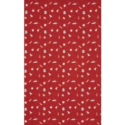 Christmas Dogs Window Panel 50" x 63" or 50" x 84"
