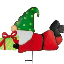 Christmas Gnome Garden Stake