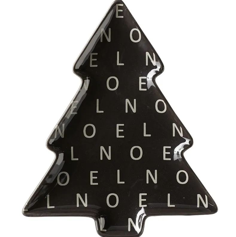Christmas Tree Shaped Holiday Plate