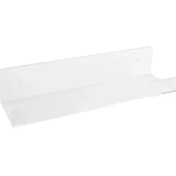 Clear Plastic Storage Shelves - Set of 4