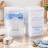 Clear Sugar and Flour Storage Containers Set of 2