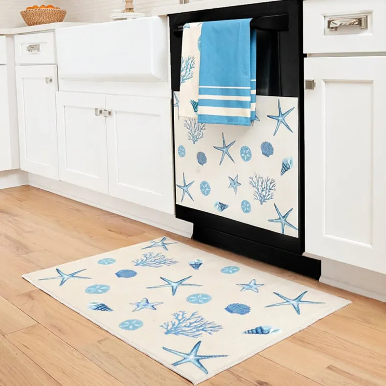 Coastal Kitchen Collection - Rug, Kitchen Towels, or Appliance Magnet