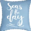 Coastal Stripe Full/Queen or King Comforter Set, Decorative Pillow