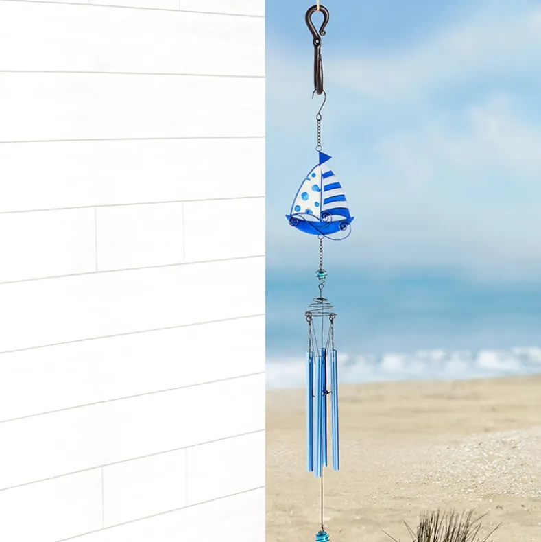 Coastal Windchime Sailboat or Seahorse