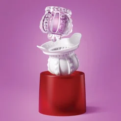 Cocktail Glass and Crown Ice Mold Gift Set