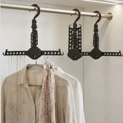 Collapsible Clothes Hanger for Closet - Set of 3