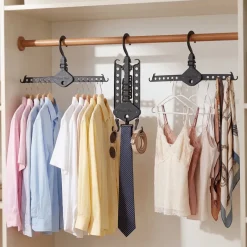 Collapsible Clothes Hanger for Closet - Set of 3