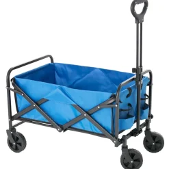 Collapsible Folding Wagon - Large Compartment and 2 Mesh Pockets