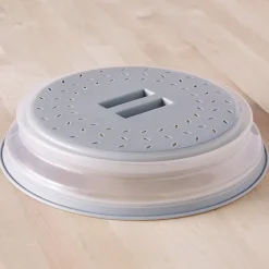 Collapsible Microwave Splatter Guard and Colander
