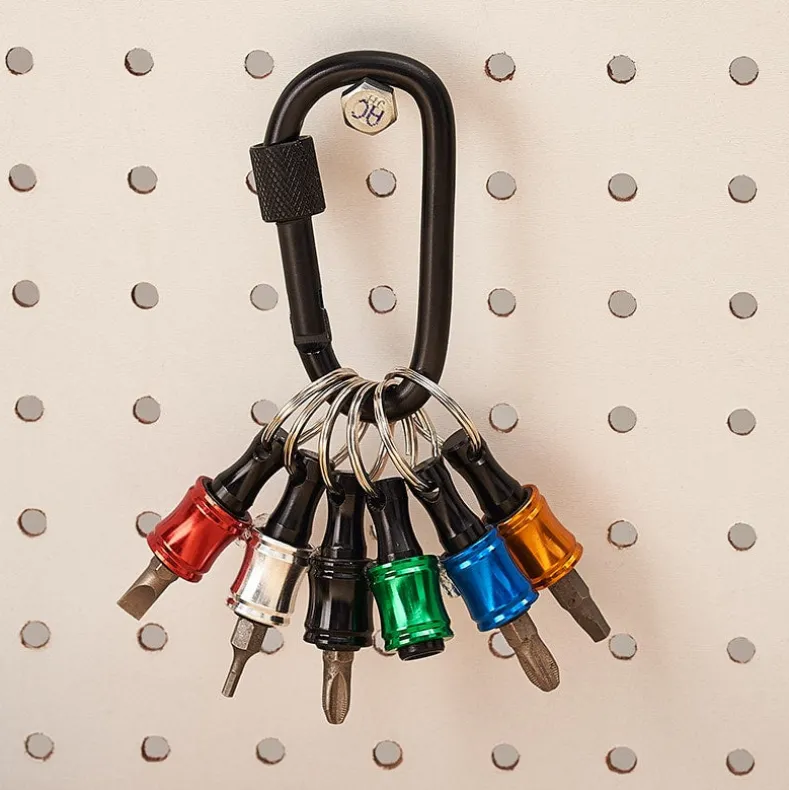 6 Color Drill Extension Bit Holder, 1/4 inch Hex Shank