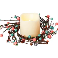 Colorful Country Berry Wreath, Garland or LED Candle