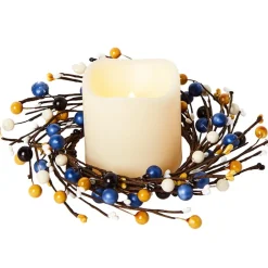 Colorful Country Berry Wreath, Garland or LED Candle