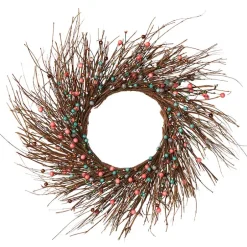 Colorful Country Berry Wreath, Garland or LED Candle