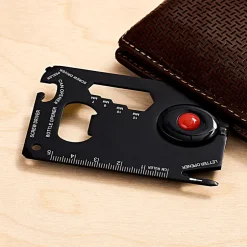 Compact LED Multifunction Stainless Steel 12 in 1 Tool