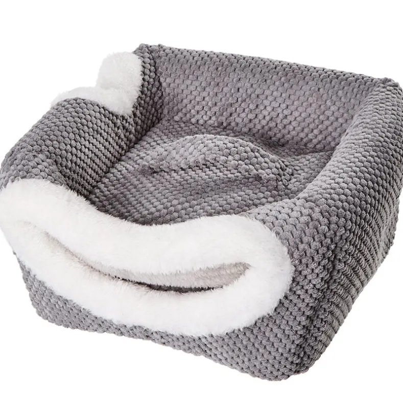 Convertible Pet Holder - Cozy House and Spacious Bed in One