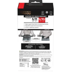 Copper Fit® Advanced Back Pro - Back Support, Unisex with Anti-Odor Fabric