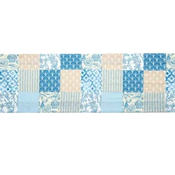 Coral Patch Shower Curtain, Bath Rug, Hand Towels, Valance, or Hooks