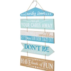 Country Blue Laundry Room - Bag, Lint Bin, Magnets, Sheet Bin, or Wall Sign