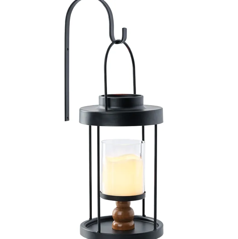 Country Sconce Lantern With LED Candle