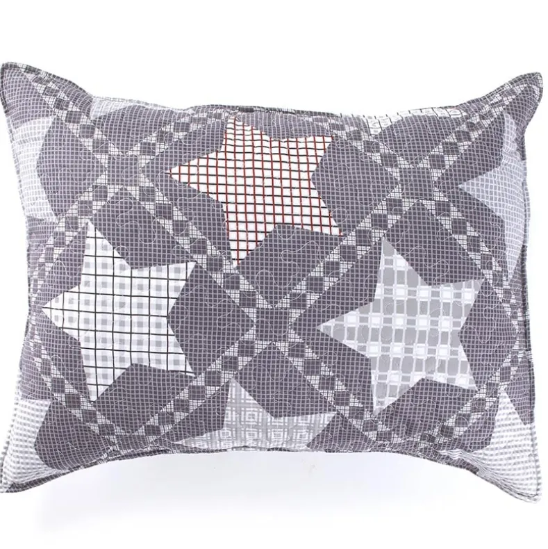 Country Star Quilted Standard Pillow Sham
