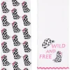 Cowgirl Themed Embroidered Kitchen Towels, Set of 2