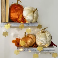 Cream and Gold Harvest Decor
