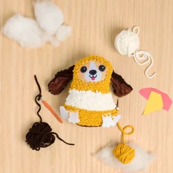 Dachshund or Llama Knit and Stitch DIY Assemble Cushion