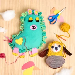 Dachshund or Llama Knit and Stitch DIY Assemble Cushion