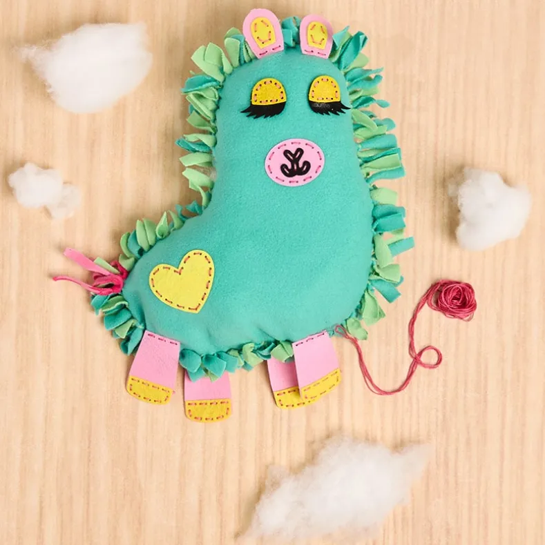 Dachshund or Llama Knit and Stitch DIY Assemble Cushion