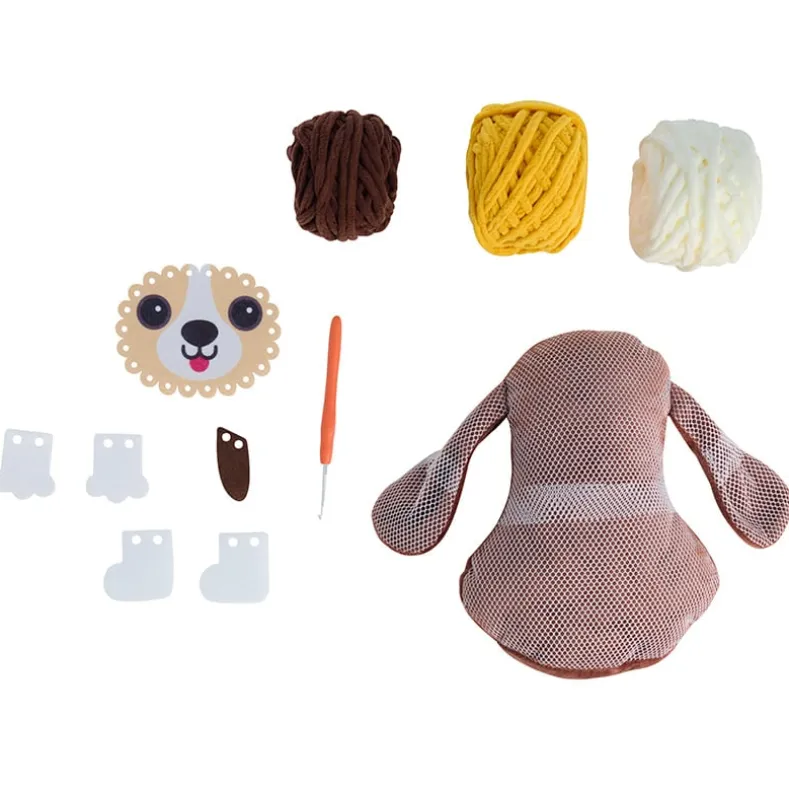 Dachshund or Llama Knit and Stitch DIY Assemble Cushion