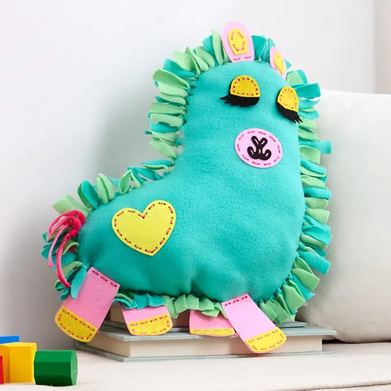 Dachshund or Llama Knit and Stitch DIY Assemble Cushion