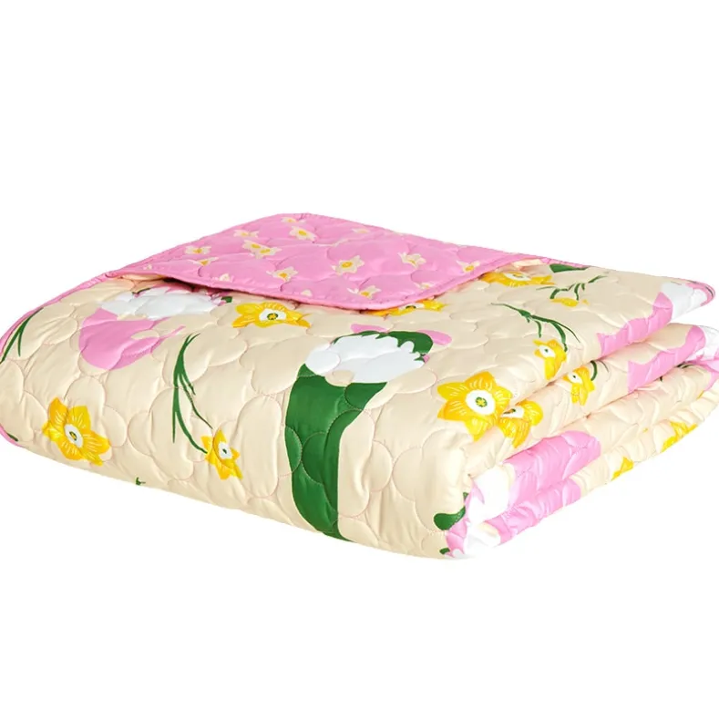 Daffodil Gnomes Full/Queen or King Quilt, Sham, or Decorative Pillow