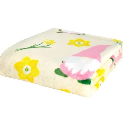 Daffodil Gnomes Plush Throw 50" x 60"