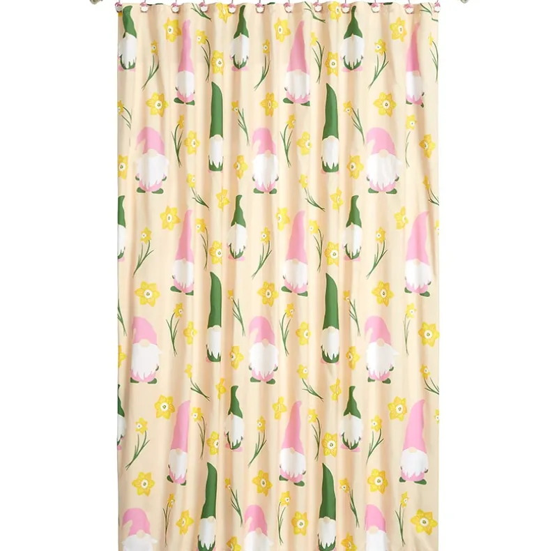 Daffodil Gnomes Shower Curtain, Rug, Hand Towels, Valance, or Hooks
