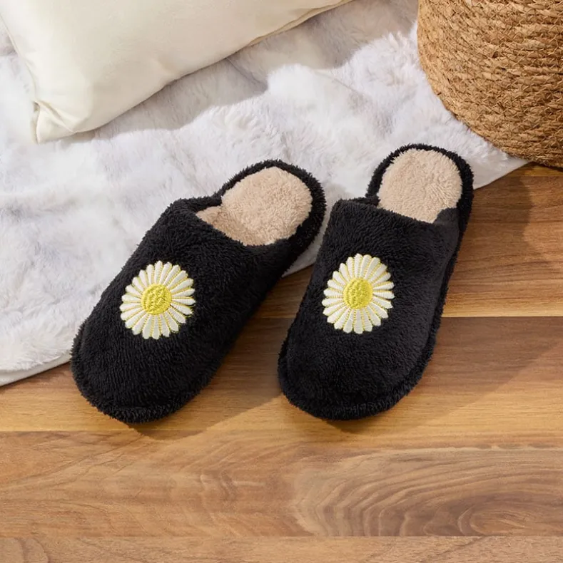 Daisy Plush Slippers