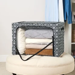 Damask Storage Bin for Bedroom or Closet