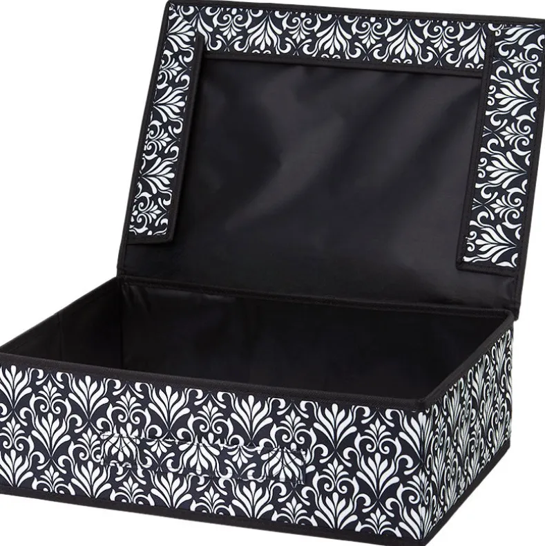 Damask Storage Bin for Bedroom or Closet