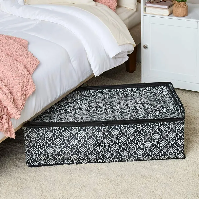 Damask Storage Bin for Bedroom or Closet