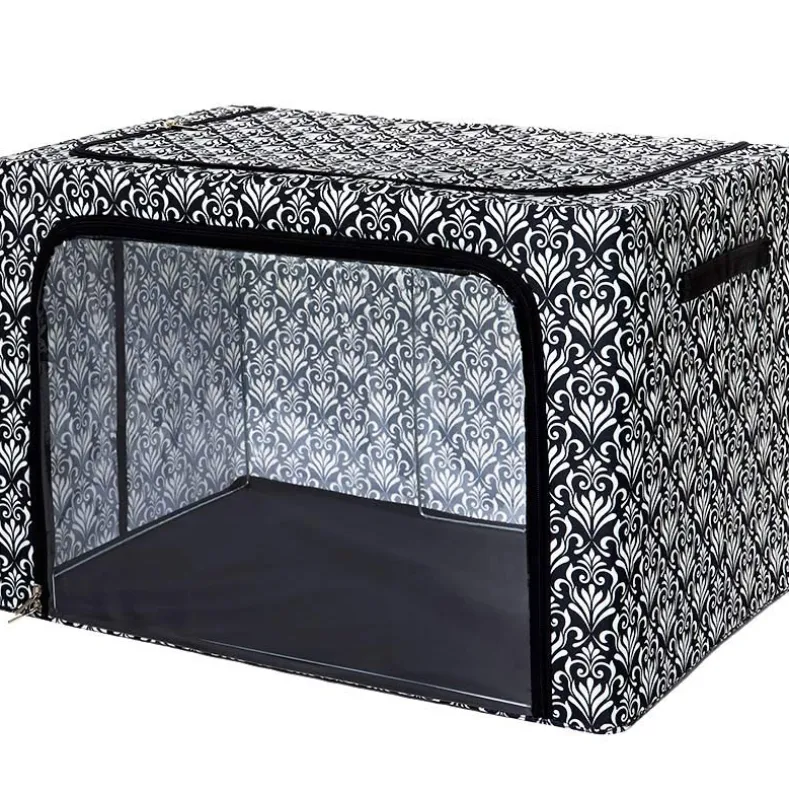 Damask Storage Bin for Bedroom or Closet