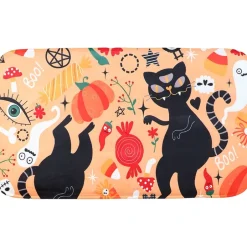 Dancing Cats Halloween Bath Set 16-Pc. Memory Foam