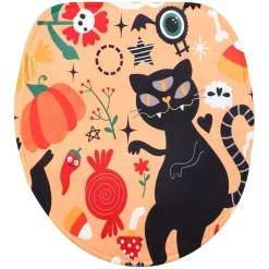 Dancing Cats Halloween Bath Set 16-Pc. Memory Foam