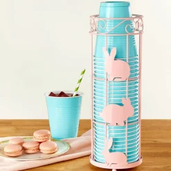 Decorative Bunny Plastic Cup Holder
